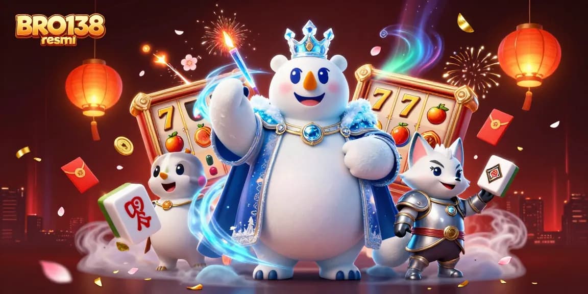 Engage in thrilling gameplay at BRO138 resmi with vibrant slot machines and enchanting characters.