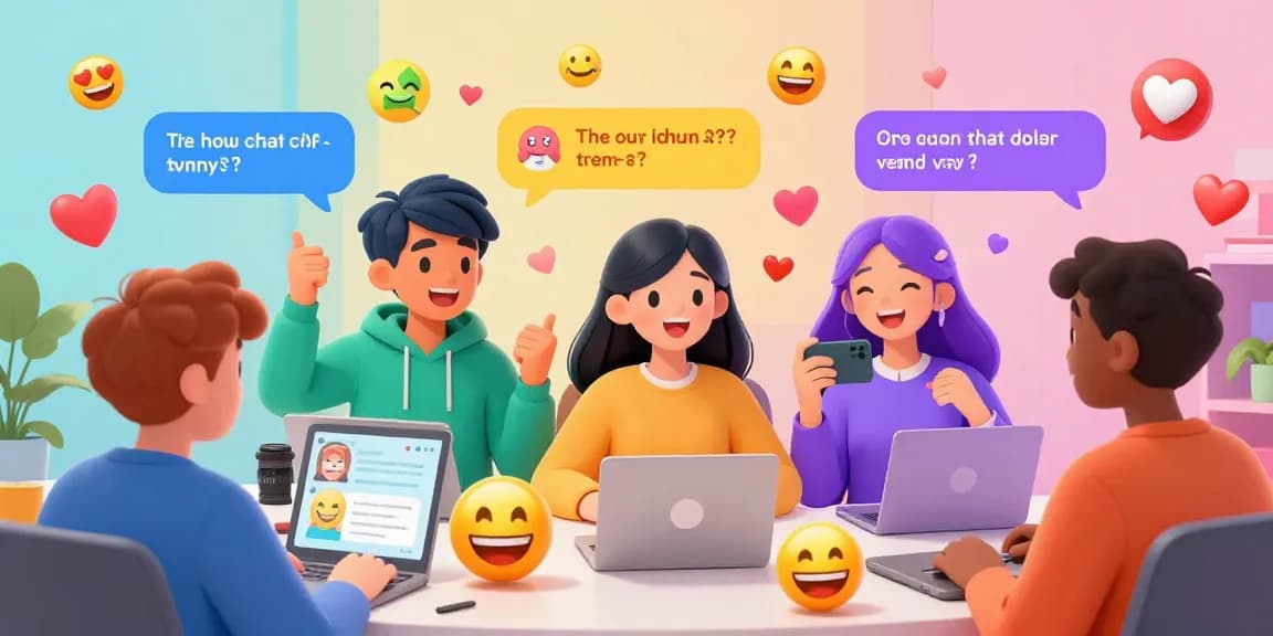 Engaging spicy chat interaction in a vibrant digital community.