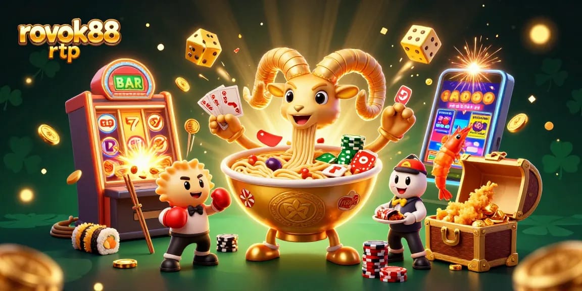 Experience thrilling wins with rokok88 rtp in this vibrant casino scene featuring dynamic characters and elements.