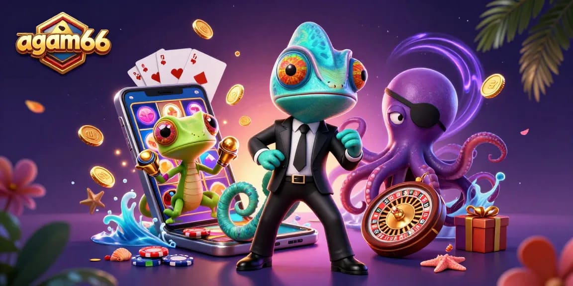 Engage with the thrilling world of gambling at agam66 featuring colorful slots and dynamic characters.