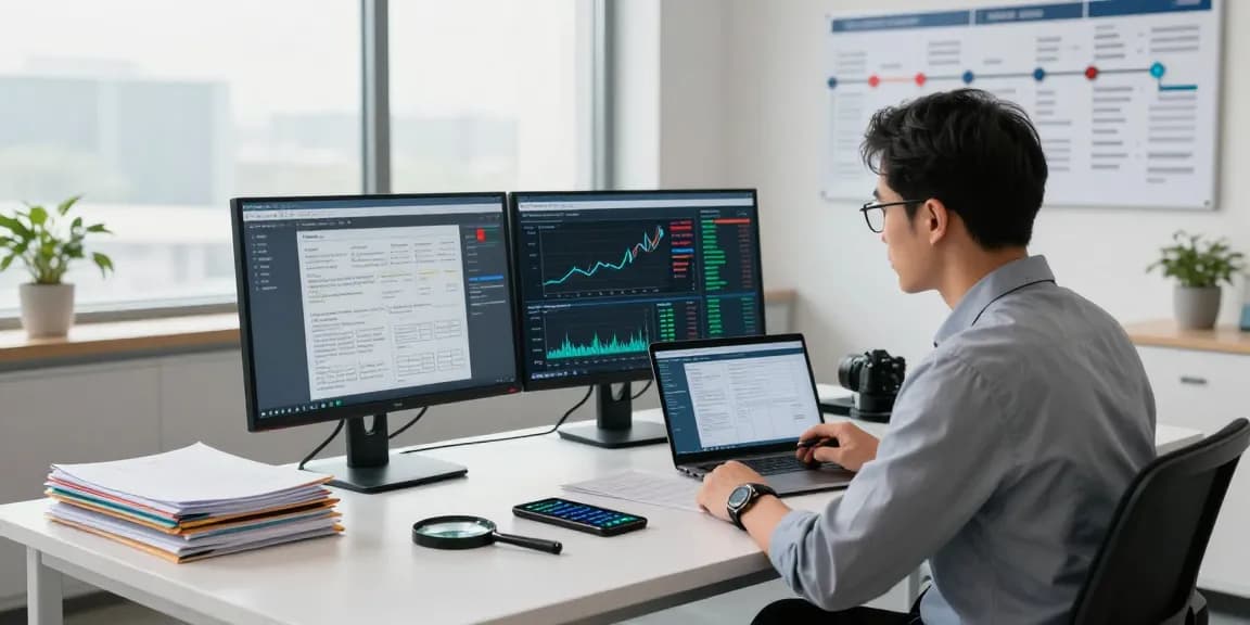 Investigating asset tracing data in a modern office setting