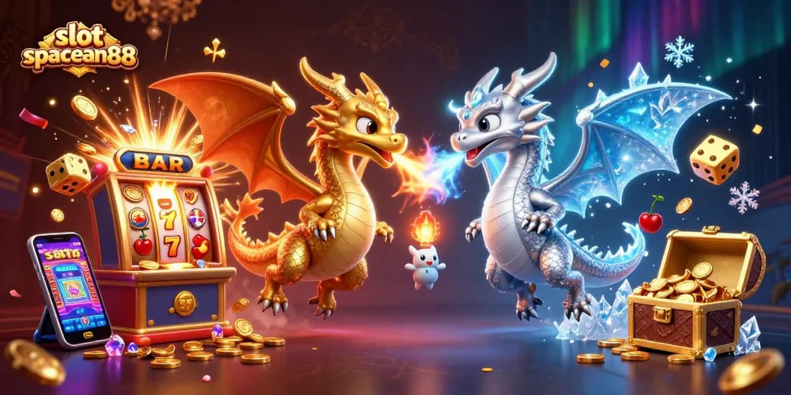Enjoy thrilling wins with slot spaceman88 in a vibrant, action-packed casino scene!