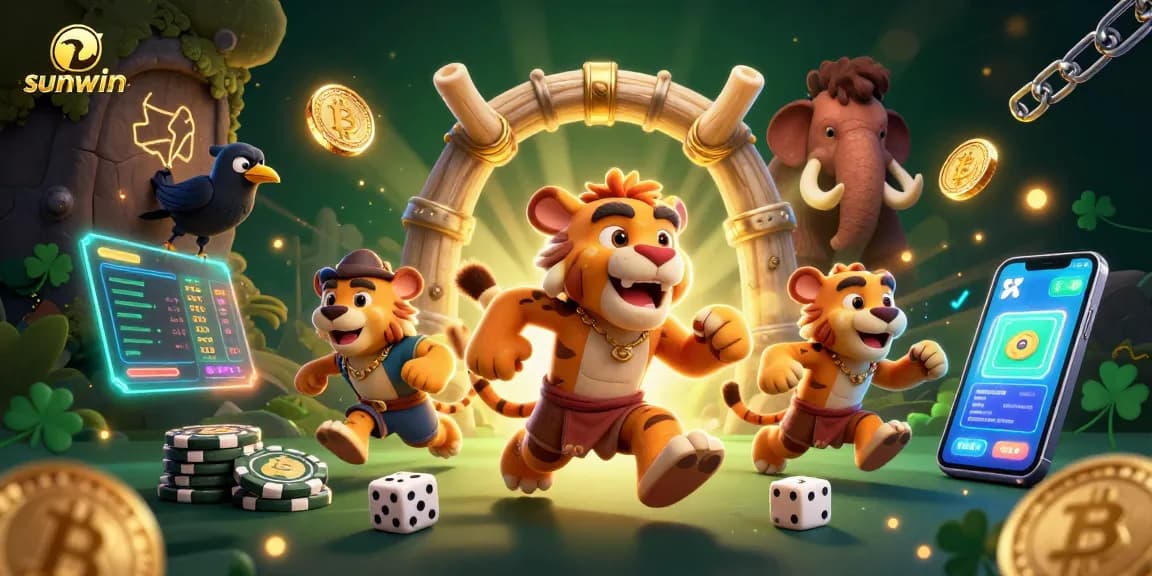 Experience the thrilling world of sunwin with a prehistoric casino, vibrant cryptocurrencies, and dynamic characters!