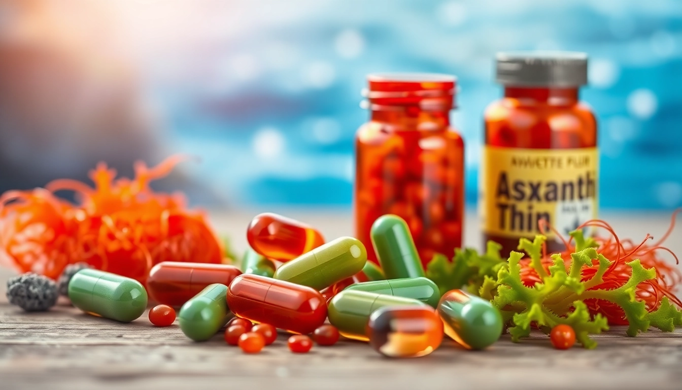 Explore how powerful is astaxanthin through vibrant capsules and natural sources that promote wellness.