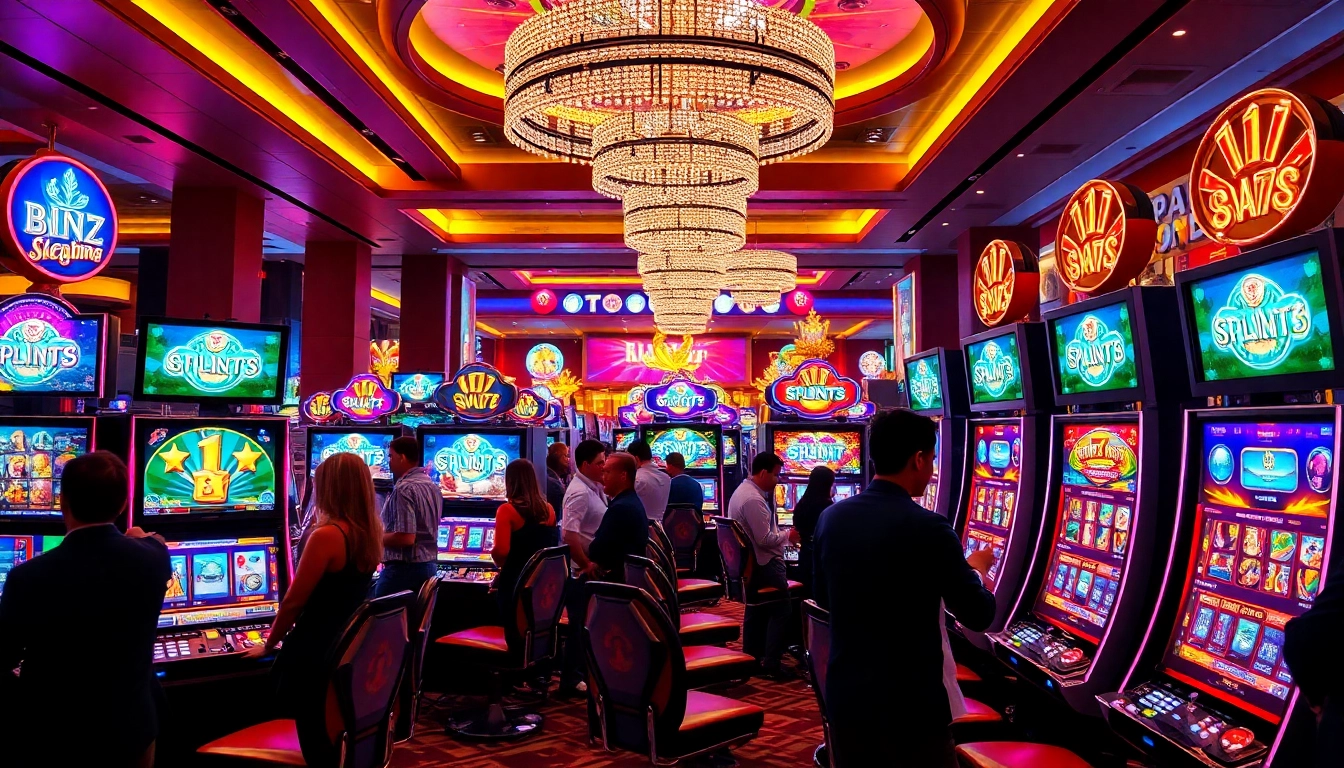 Menangkan jackpot pada slot777 dengan mesin modern di kasino yang ramai.