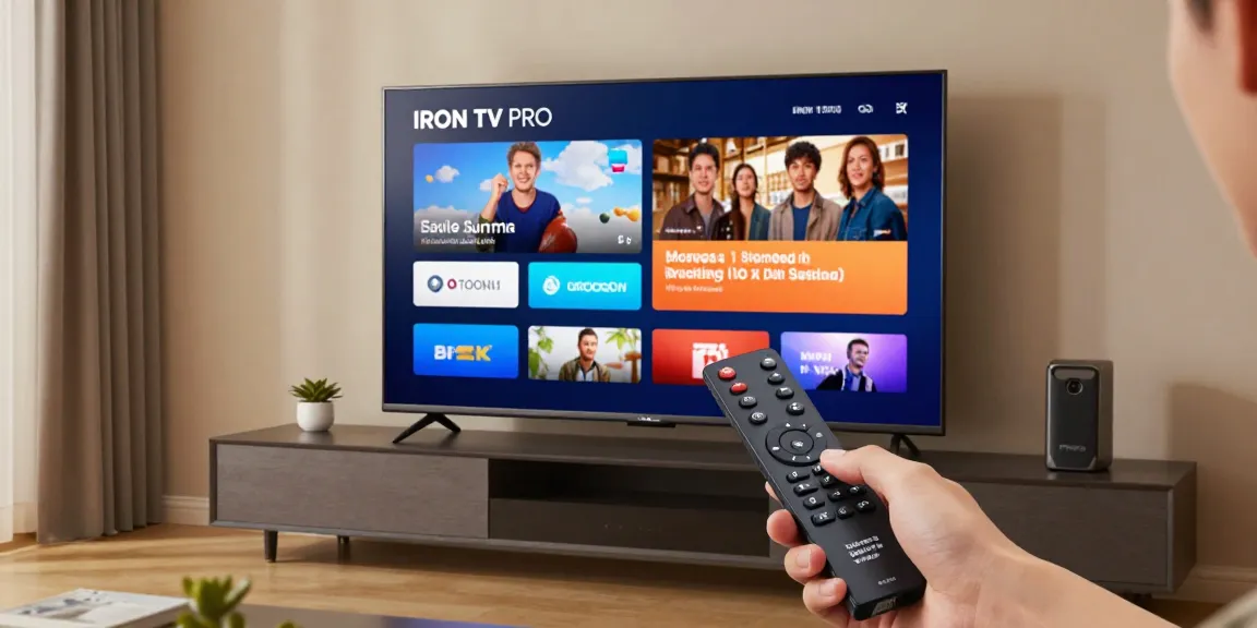 Iron tv pro : service IPTV HD & 4K pour une expérience de streaming sur tous les appareils.