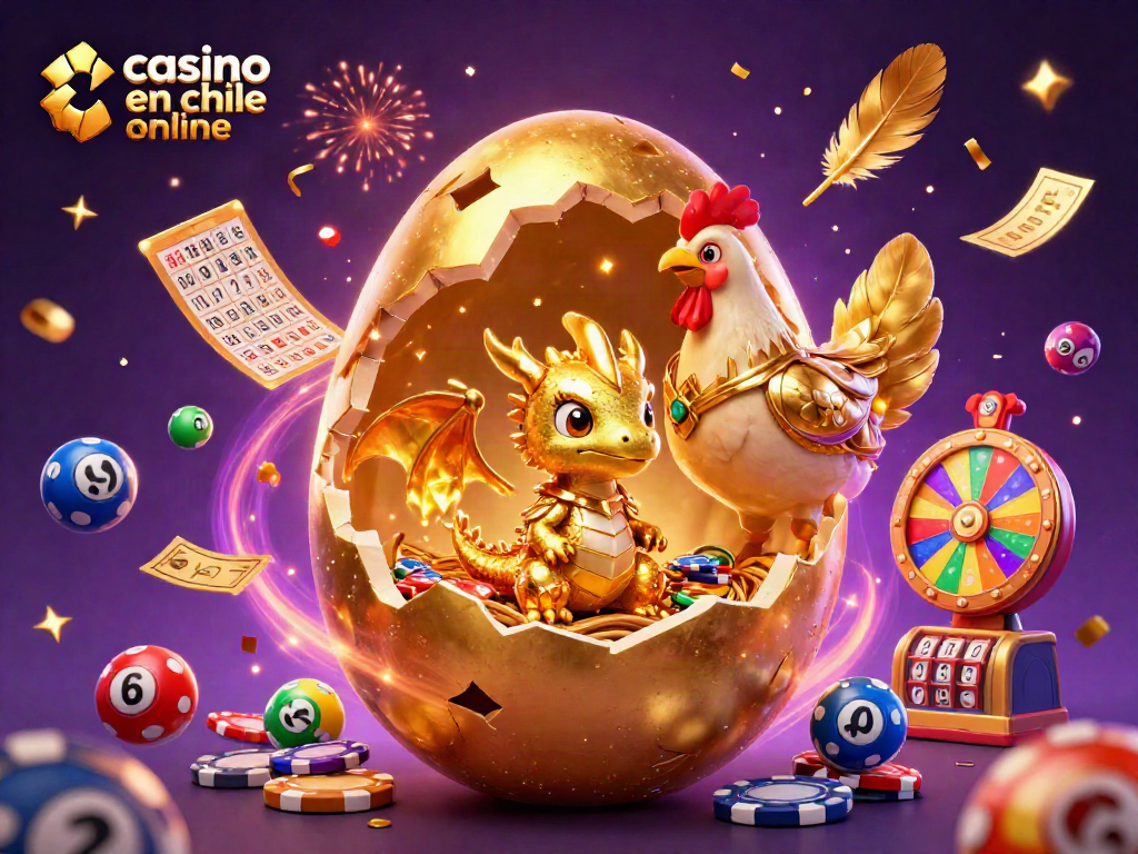 Disfruta del casino en Chile online con una escena llena de premios y acción festiva.