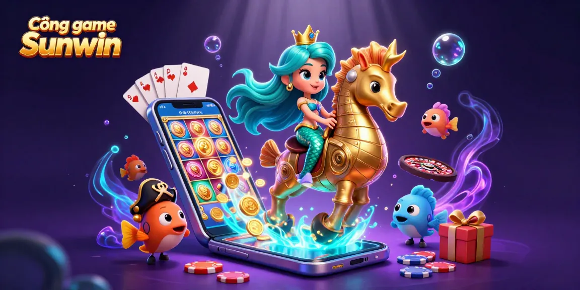 Cổng game Sunwin offers thrilling underwater casino adventures with colorful characters, gaming elements, and rewards.