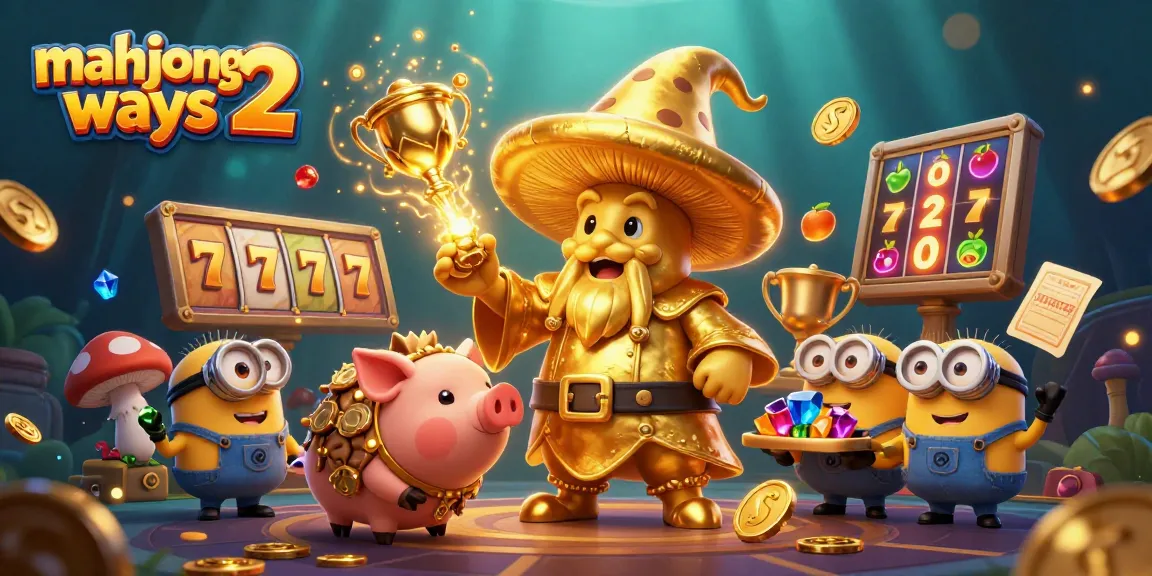 Experience winning with mahjong ways 2 in a vibrant casino-themed fantasy scene.