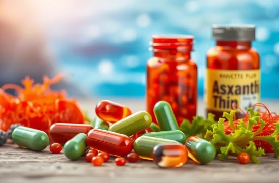 Explore how powerful is astaxanthin through vibrant capsules and natural sources that promote wellness.